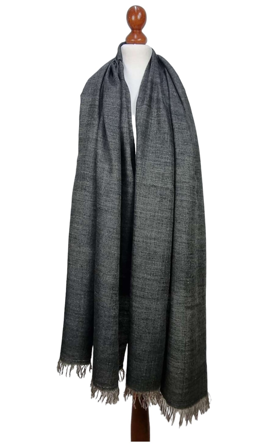 Großer zweifarbiger Schal aus Pashminawolle - Mohini