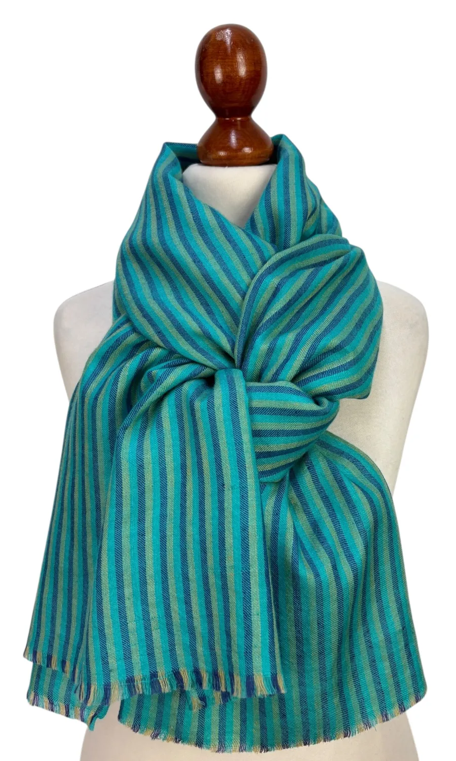 Handgewebter großer Schal aus Pashminawolle - Mohini