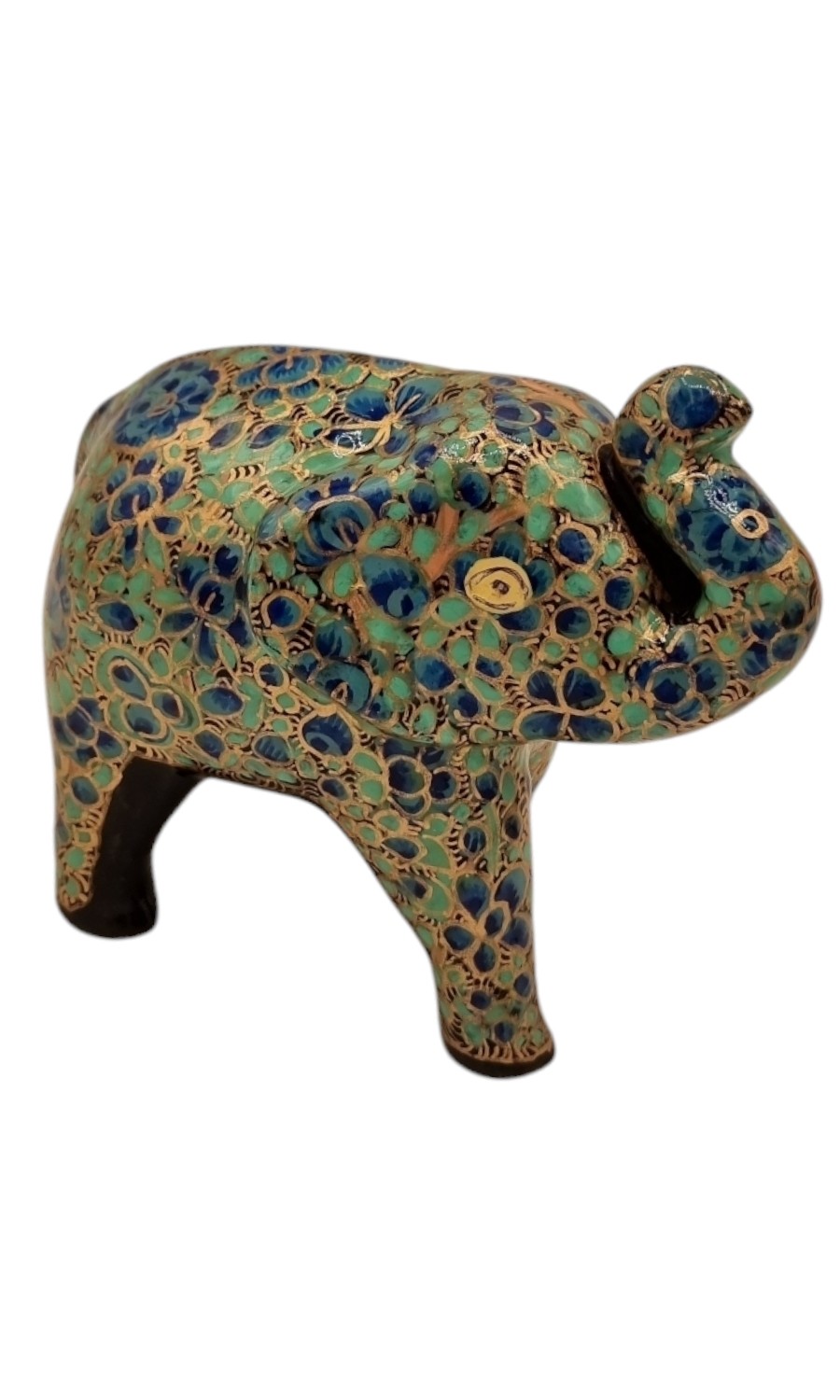 handbemalter Elefant aus Papiermaché 