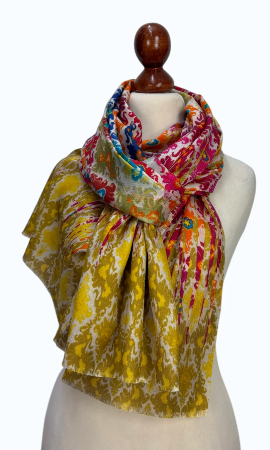 Mohini - großer Schal aus reiner Seide