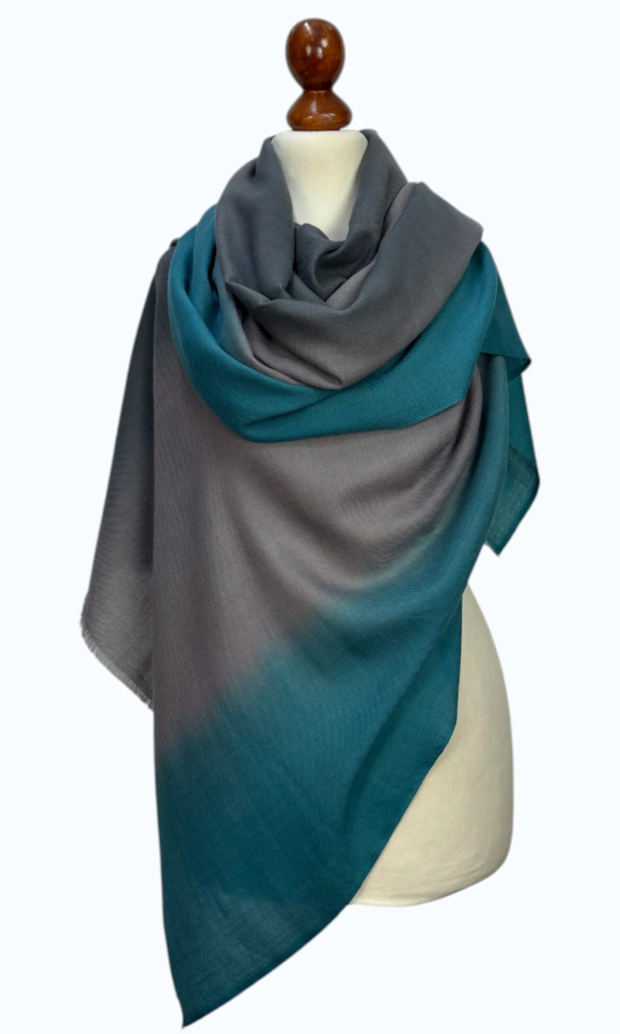 Mohini - großer Schal aus Pashmina und feiner Wolle 