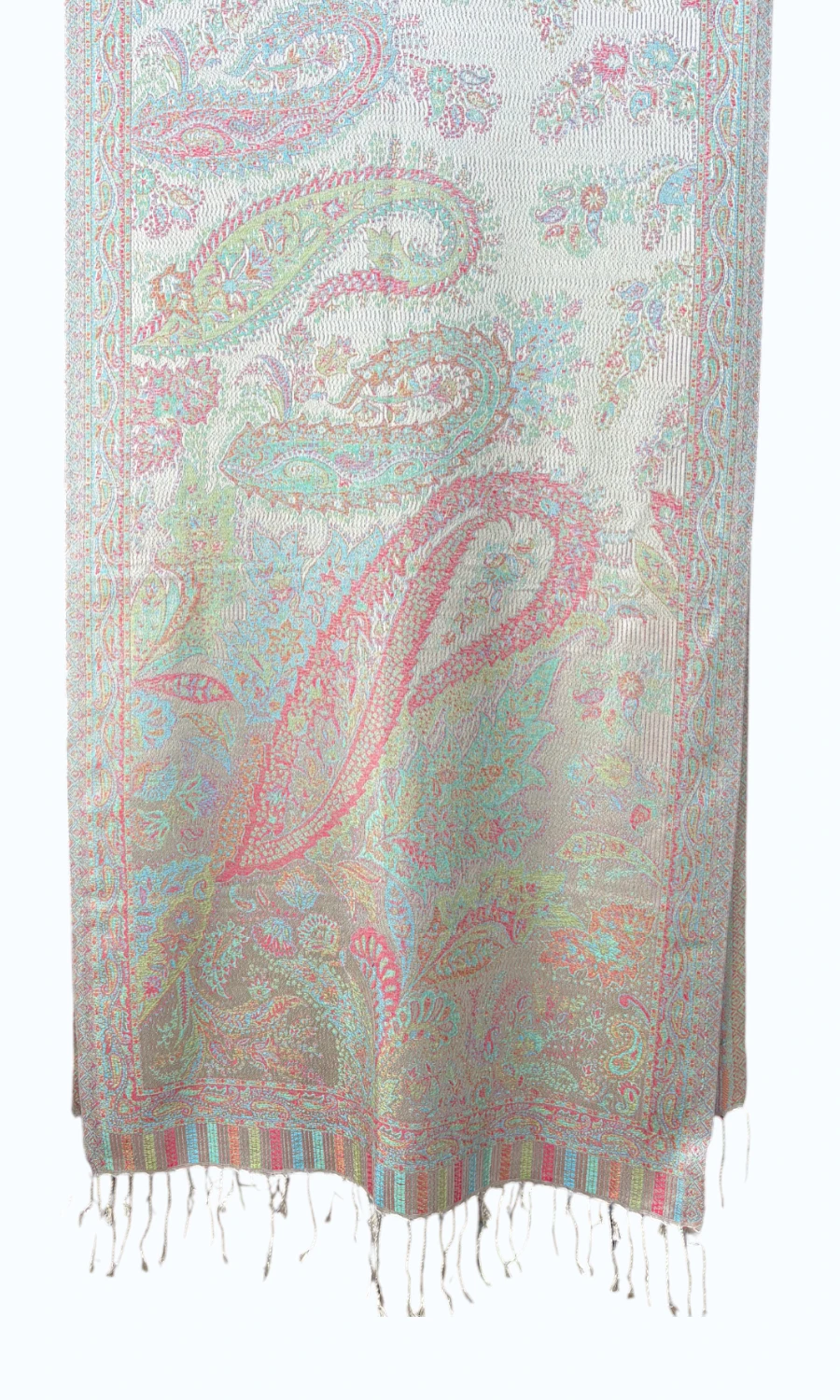 Großer Paisley Seidenschal - Mohini - Damen Schal aus reiner Seide