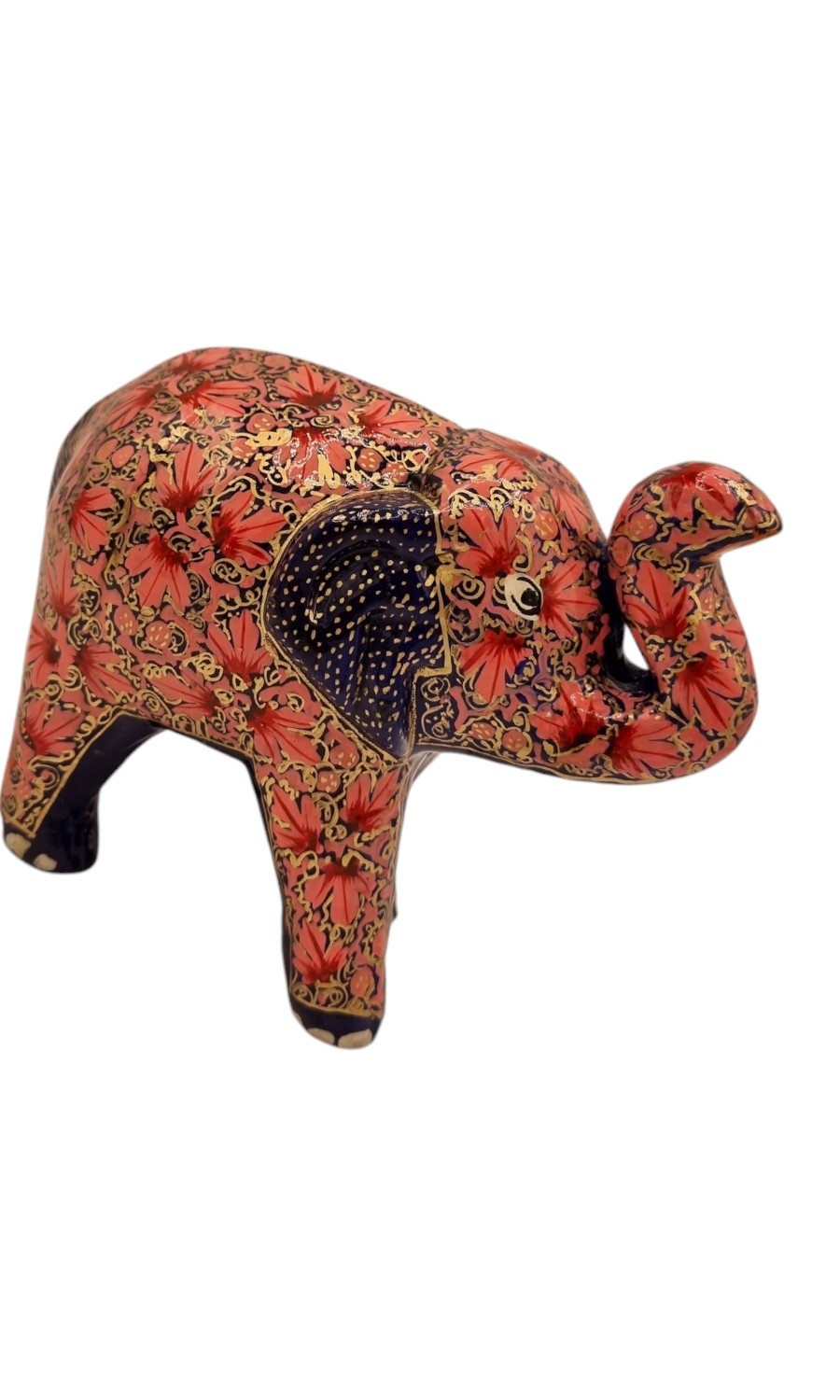handbemalter Elefant aus Papiermaché 
