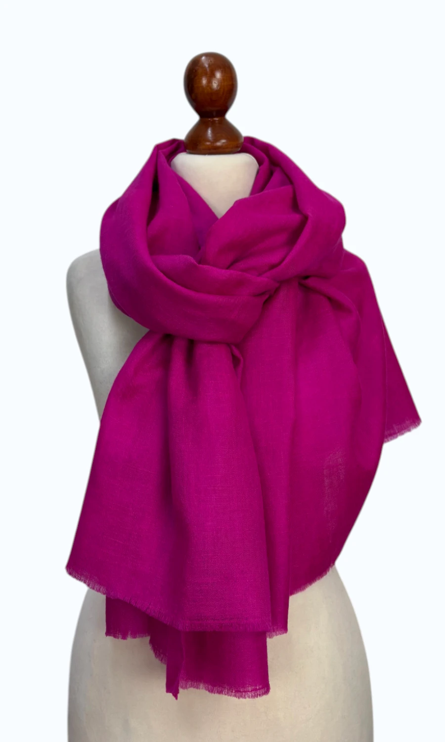 Mohini - großer handgewebter Schal aus Pashminawolle 