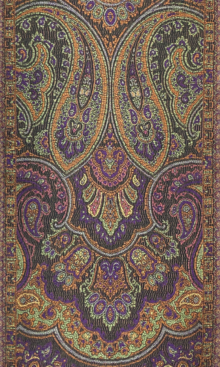 Mohini - schmaler Seidenschal mit zeitlos schönem Muster  