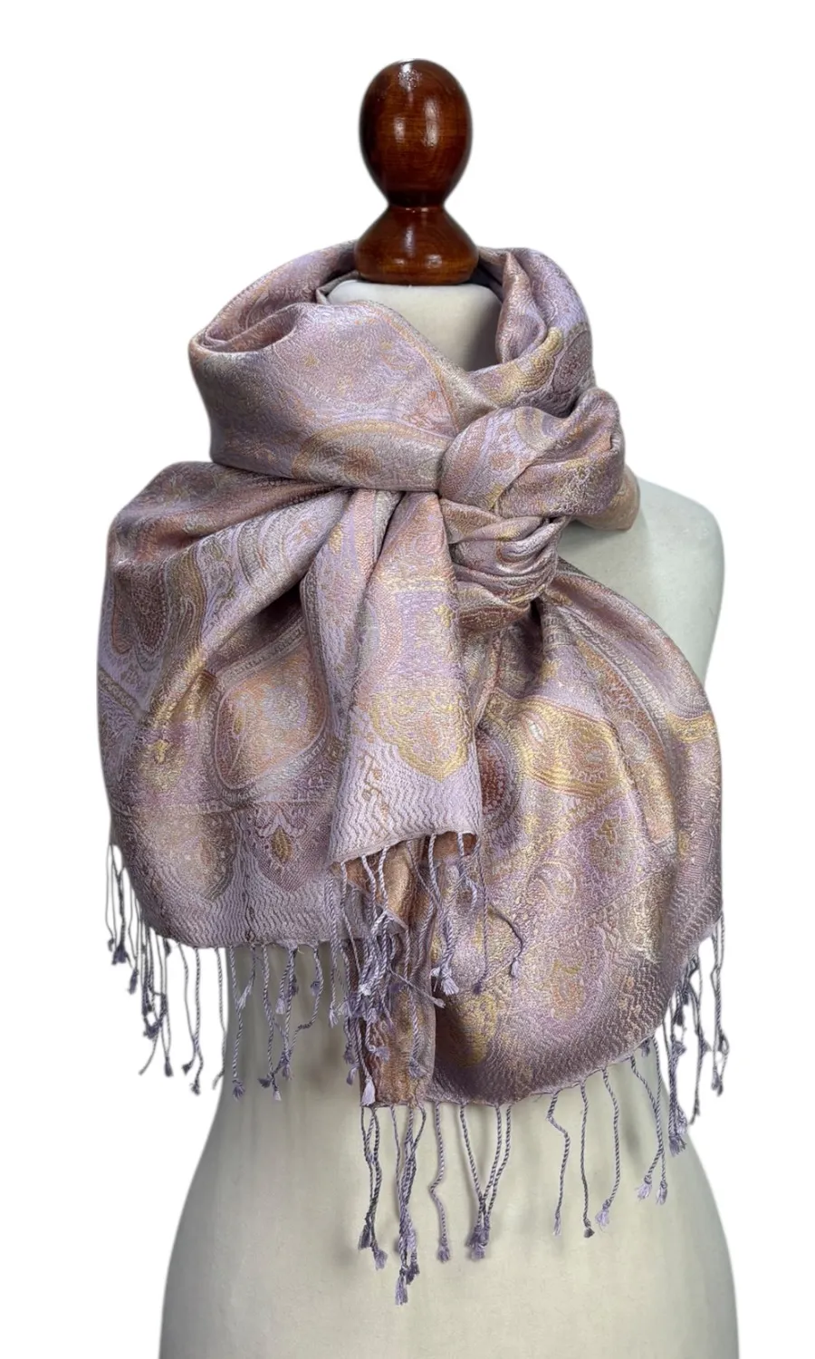 Mohini - großer Seidenschal  mit einzigartigem Muster