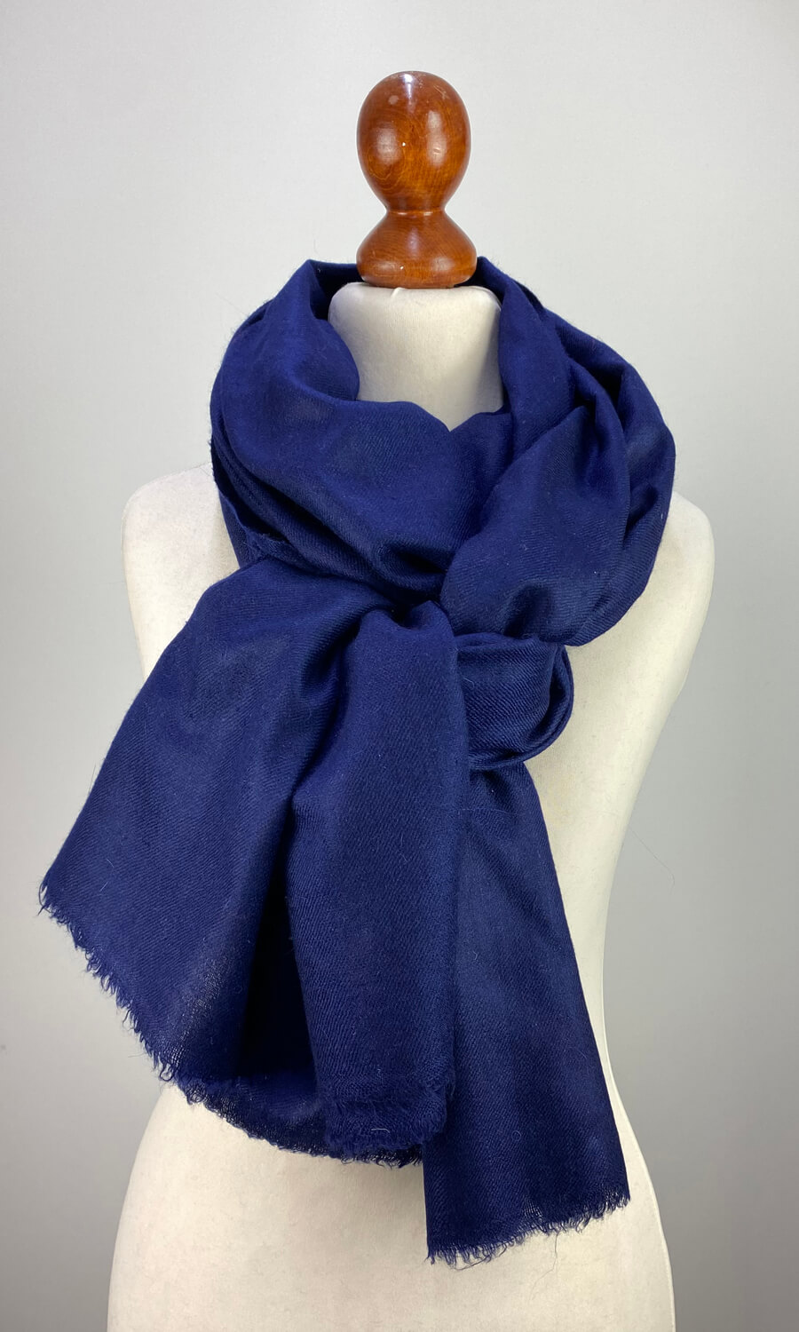 Handgewebter großer Plaid aus Pashminawolle - Mohini