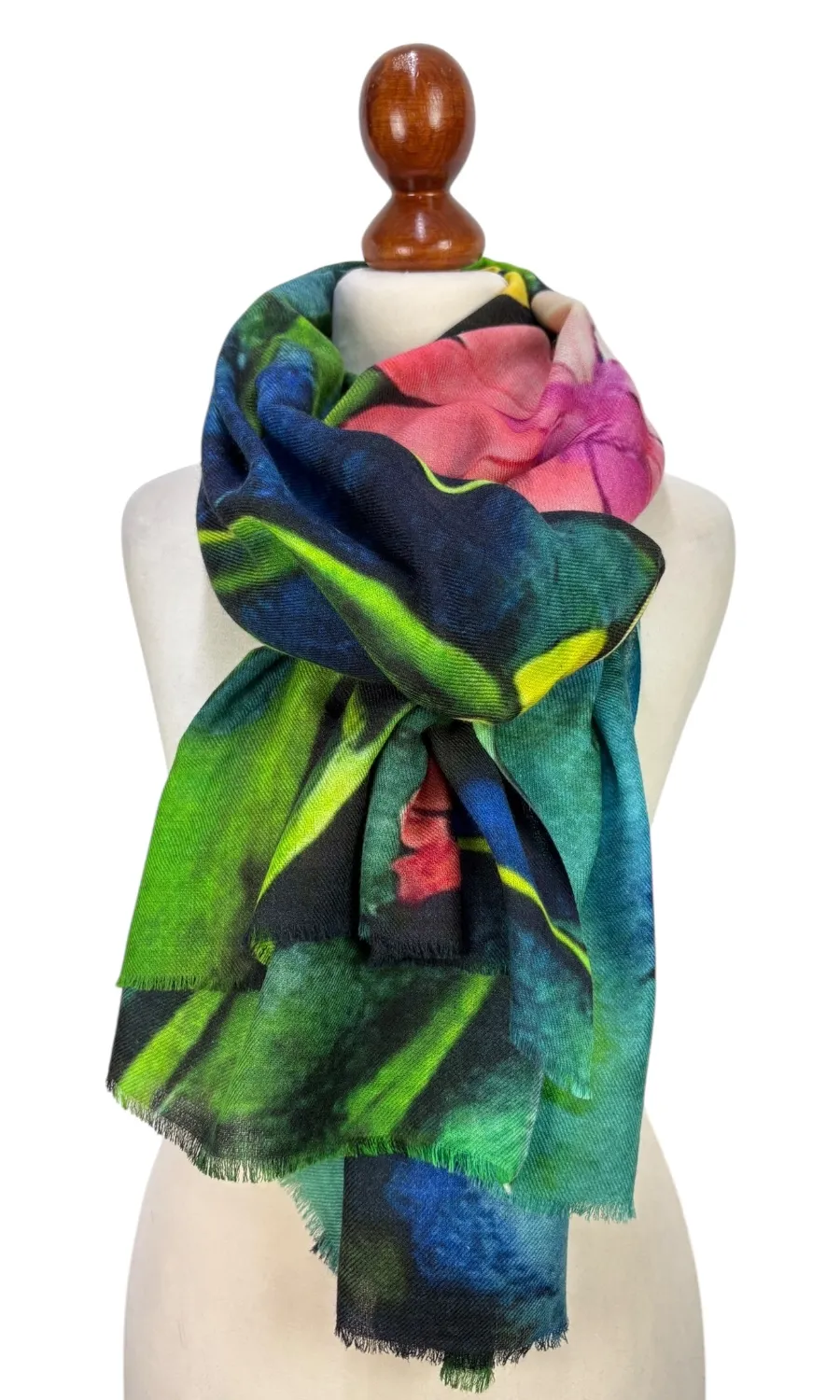 Mohini - wunderschönes Plaid aus Merinowolle