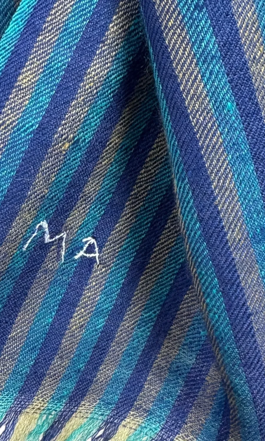 Handgewebter großer Schal aus Pashminawolle - Mohini