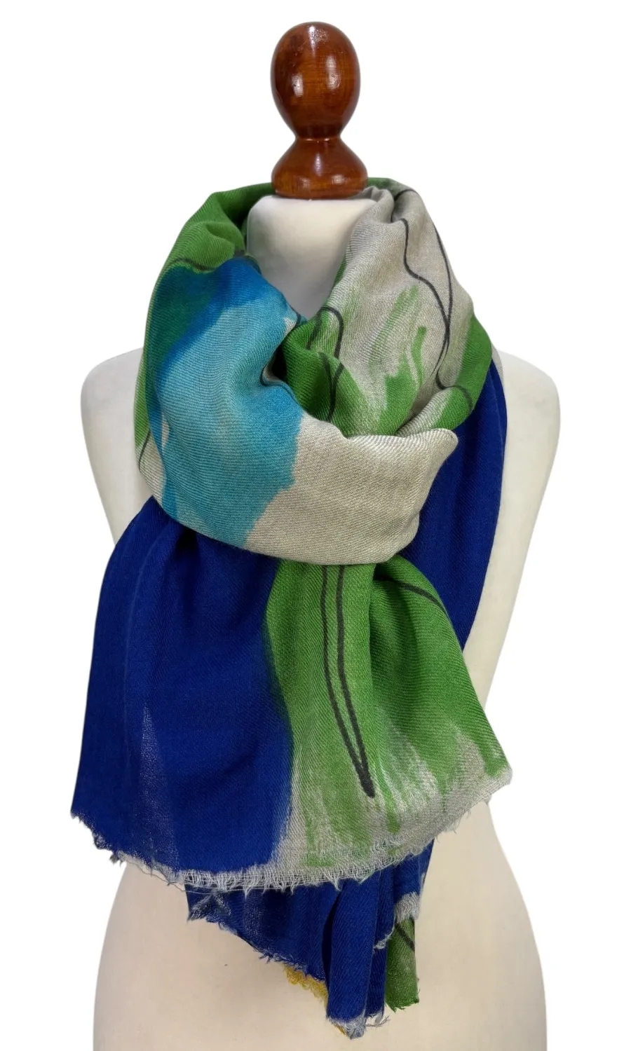 Mohini - wunderschönes Plaid aus Merinowolle