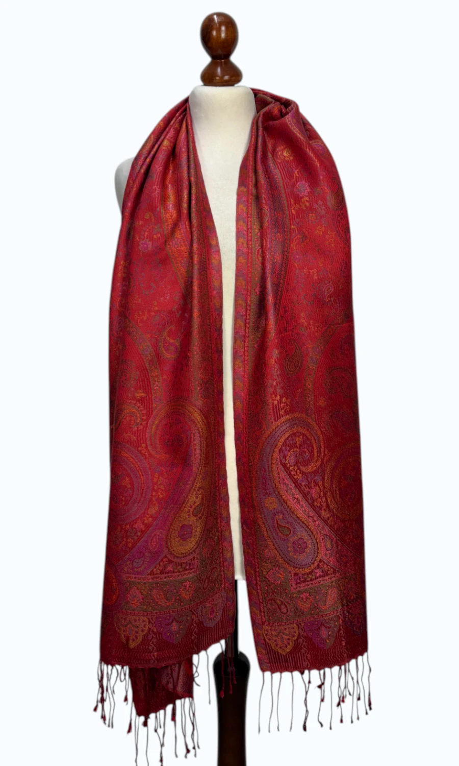 Großer Paisley Seidenschal - Mohini - Damen Schal aus reiner Seide
