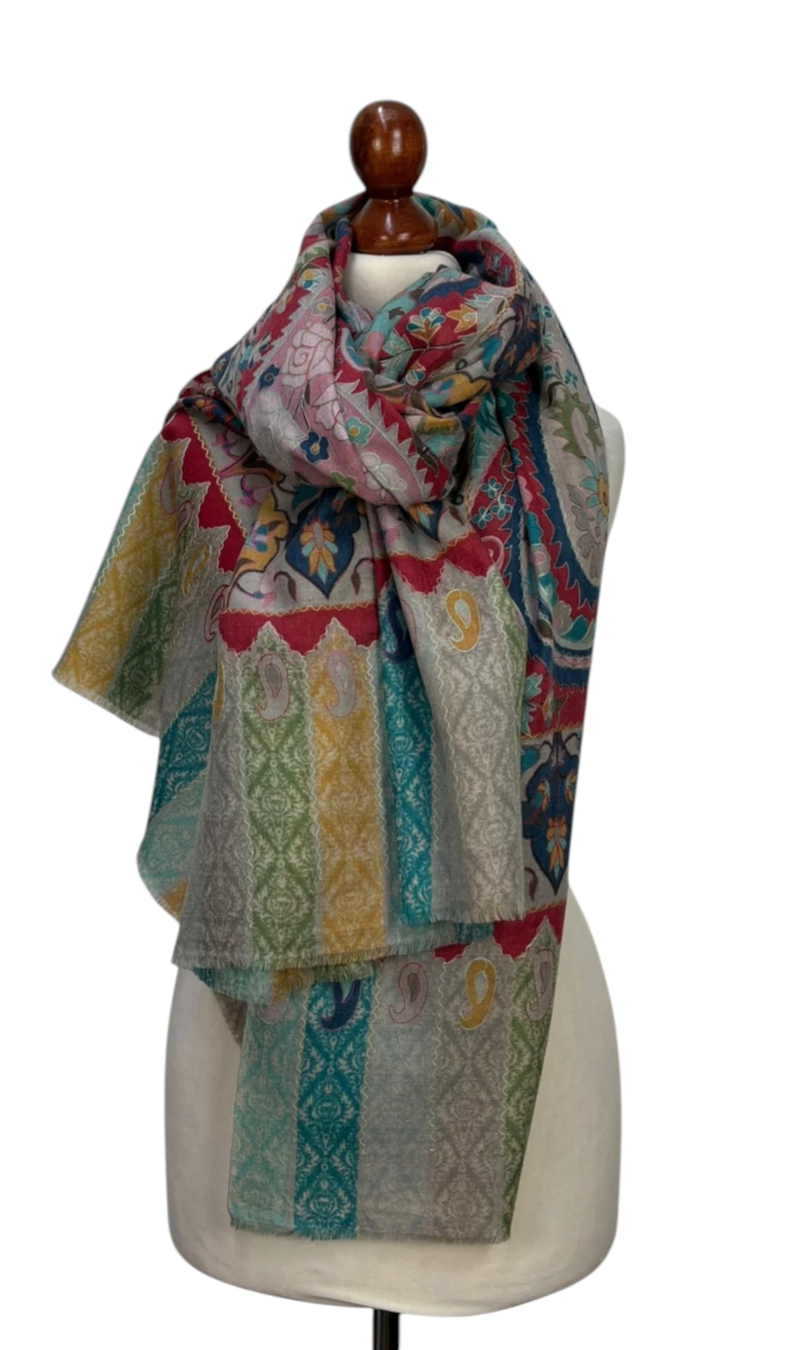 Mohini - großer Schal in edlem Materialmix