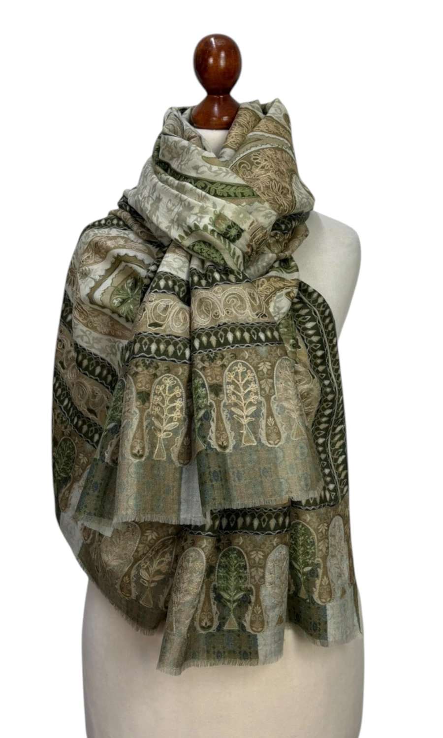 Mohini - großer Schal in edlem Materialmix