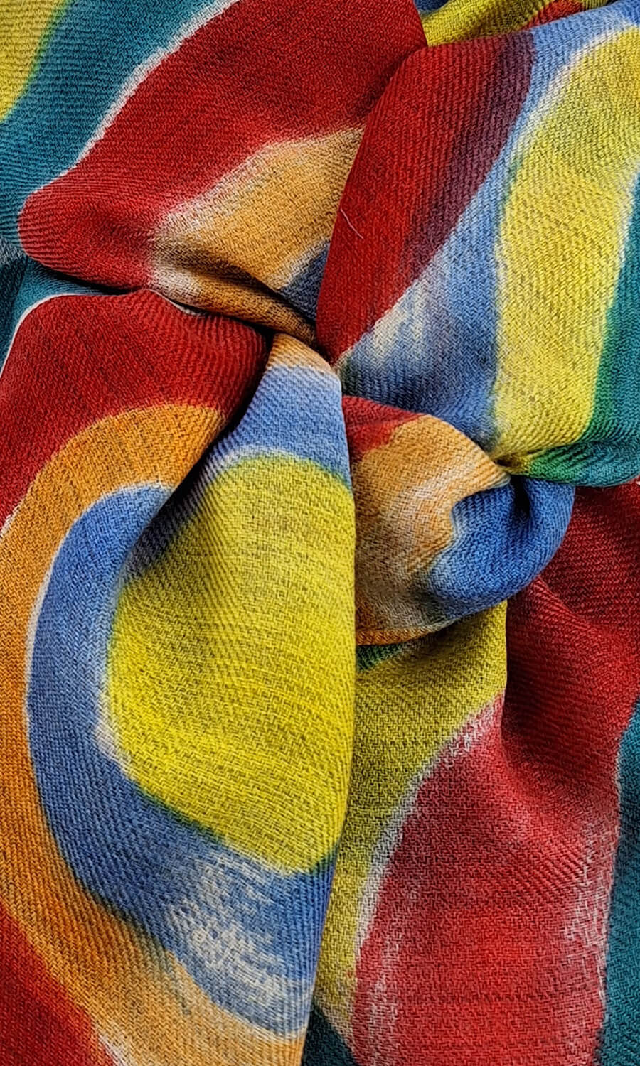 Großer Schal aus reiner Merinowolle - Mohini - Eleganter Damen Schal