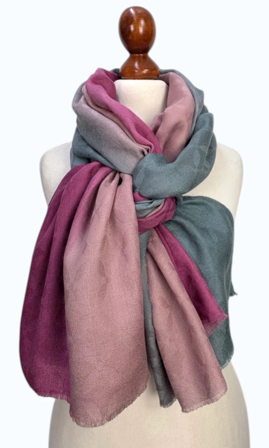 Mohini - großer Schal aus Pashmina und feiner Wolle 