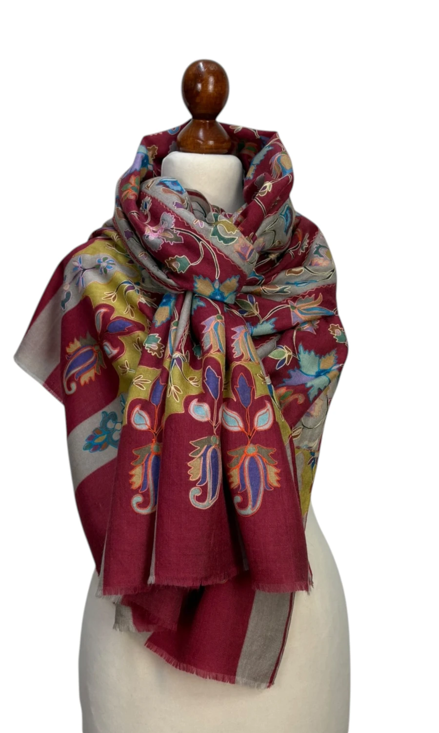 Mohini - großer Schal in edlem Materialmix