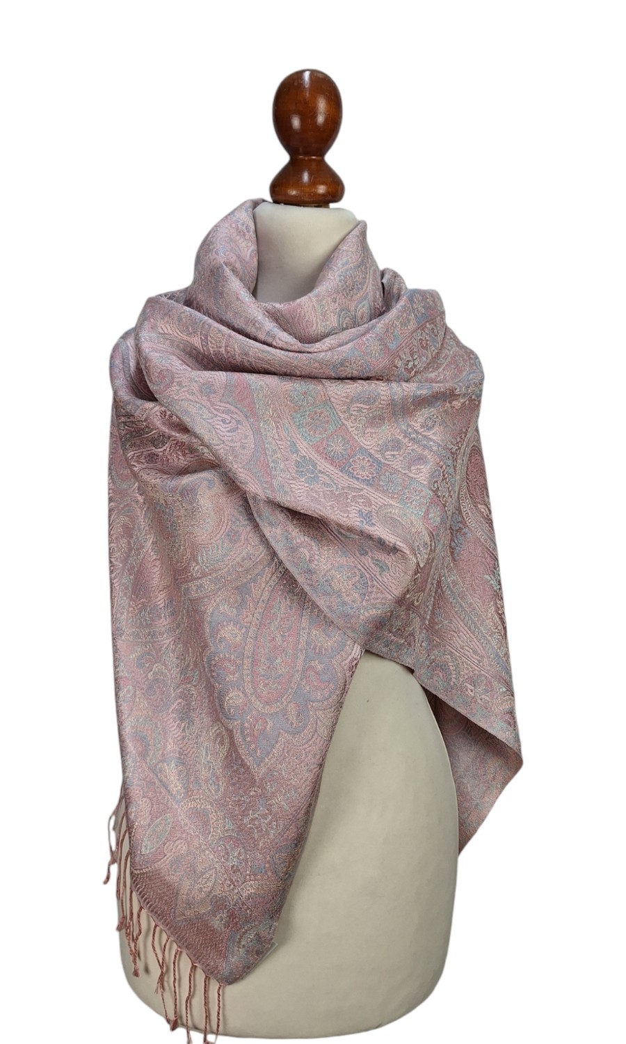 Mohini - großer Seidenschal  mit einzigartigem Muster 