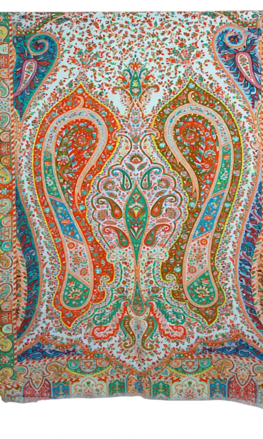 Großer Premium Paisley Baumwollschal - Mohini - Damen Schal