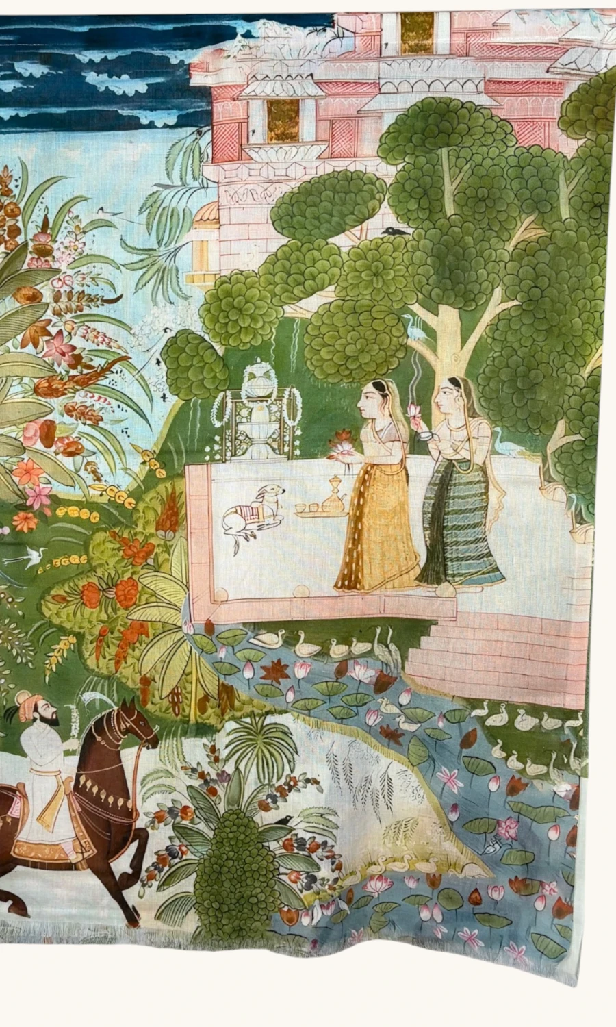 Großer Premium Baumwollschal - Mohini - Damen Schal