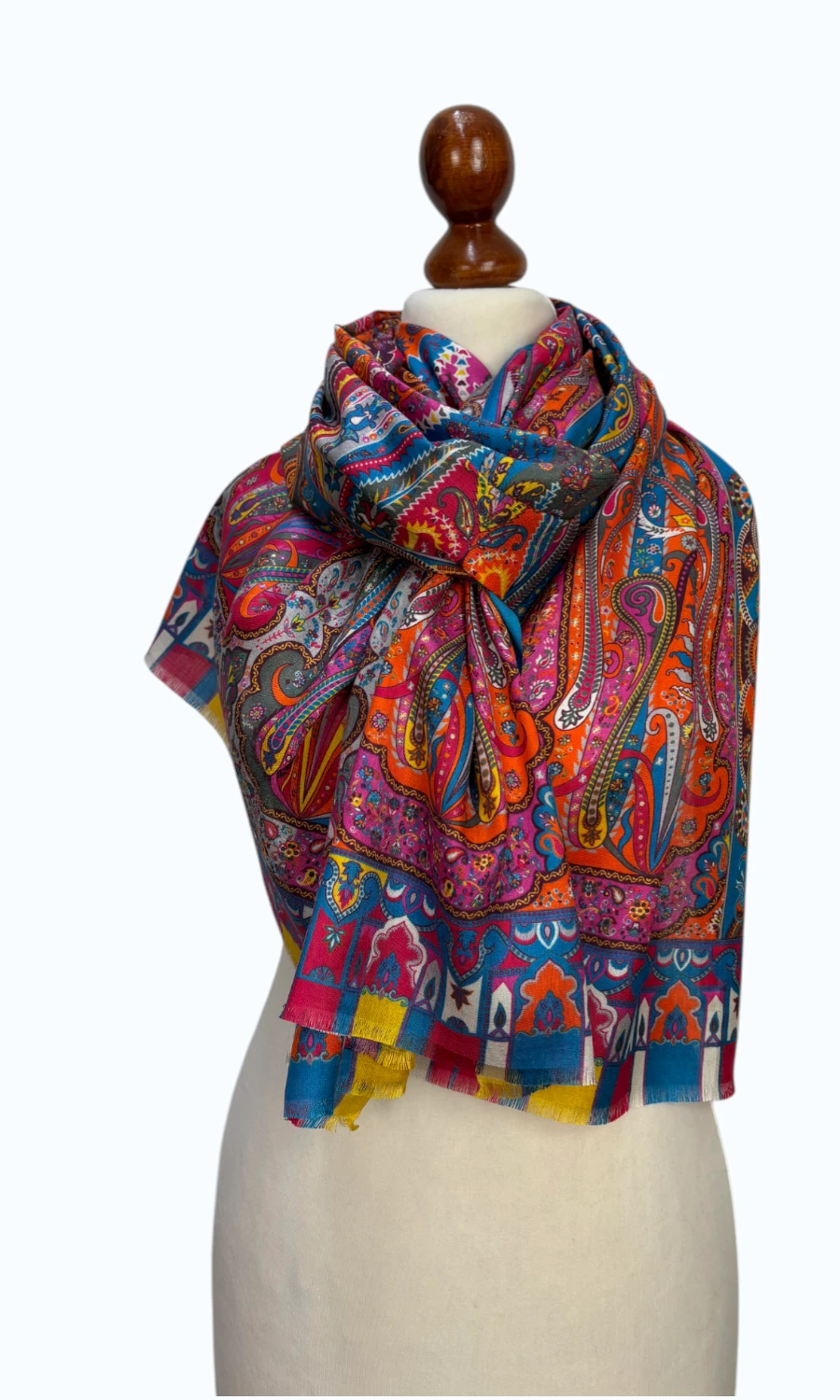 Mohini - großer Schal aus reiner Seide