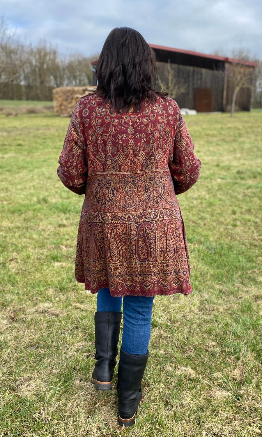  Damenjacke aus Merinowolle  