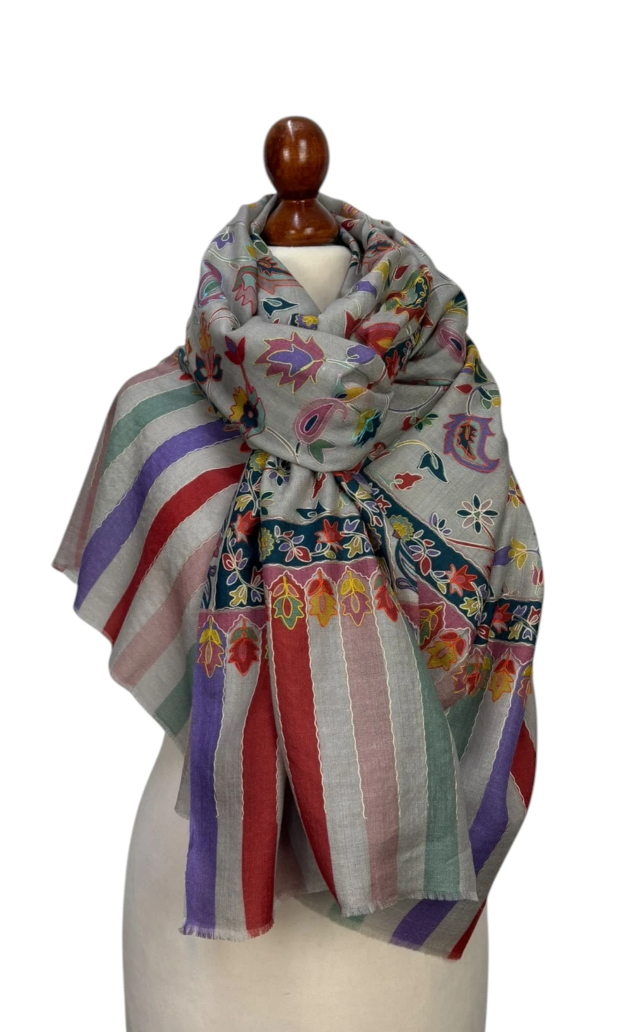 Mohini - großer Schal in edlem Materialmix