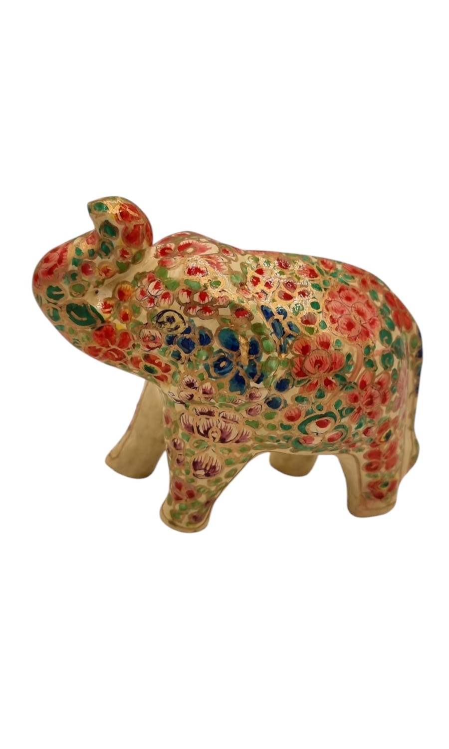 handbemalter Elefant aus Papiermaché