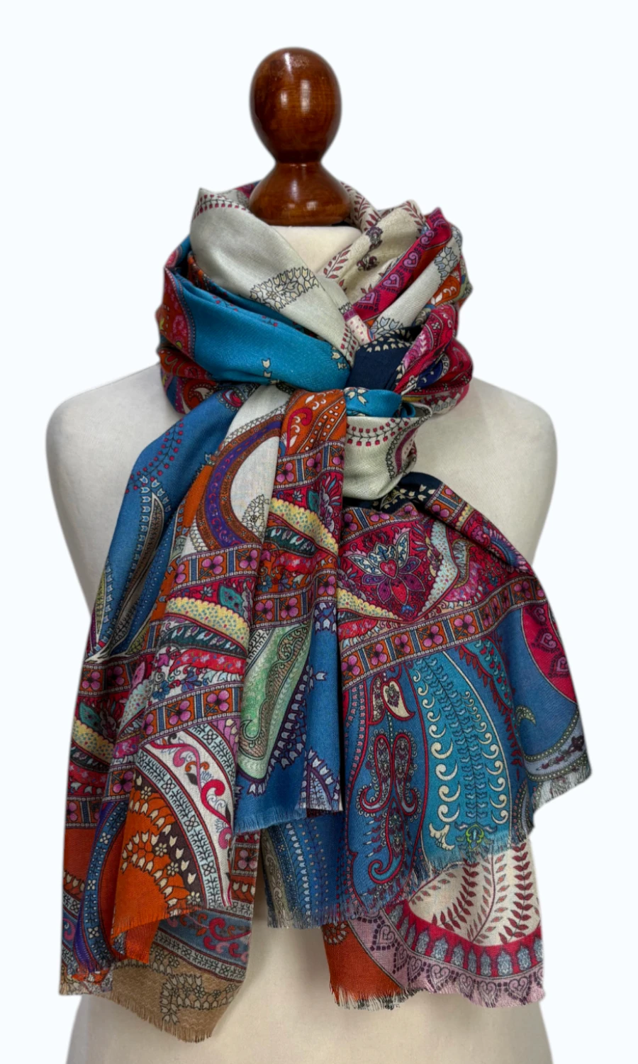 Mohini - großer Schal aus reiner Seide