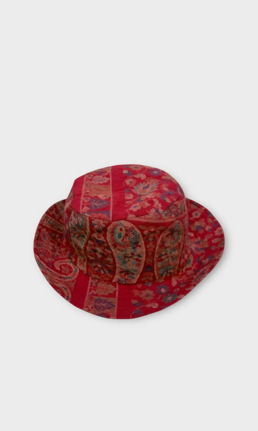 Mohini - handgefertigter Wendehut  aus Kaschmirwolle & Leinen