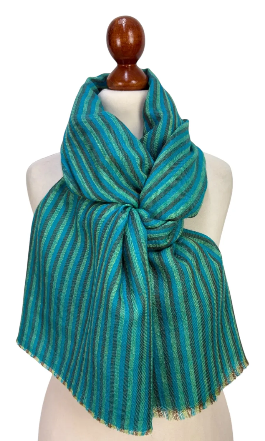 Handgewebter großer Schal aus Pashminawolle - Mohini