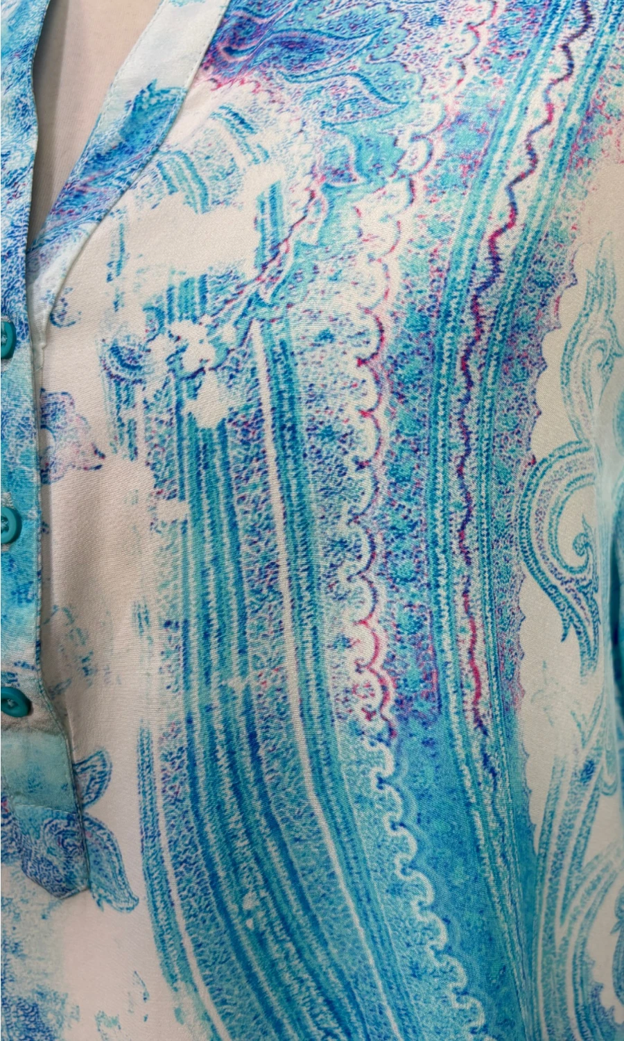 Blaue Seidenbluse für Damen – Elegante Damenbluse | Mohini