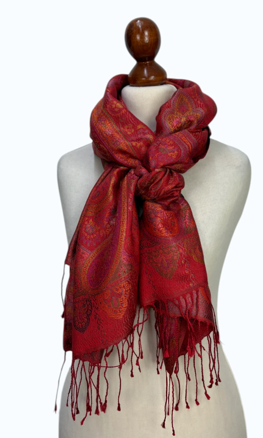 Großer Paisley Seidenschal - Mohini - Damen Schal aus reiner Seide