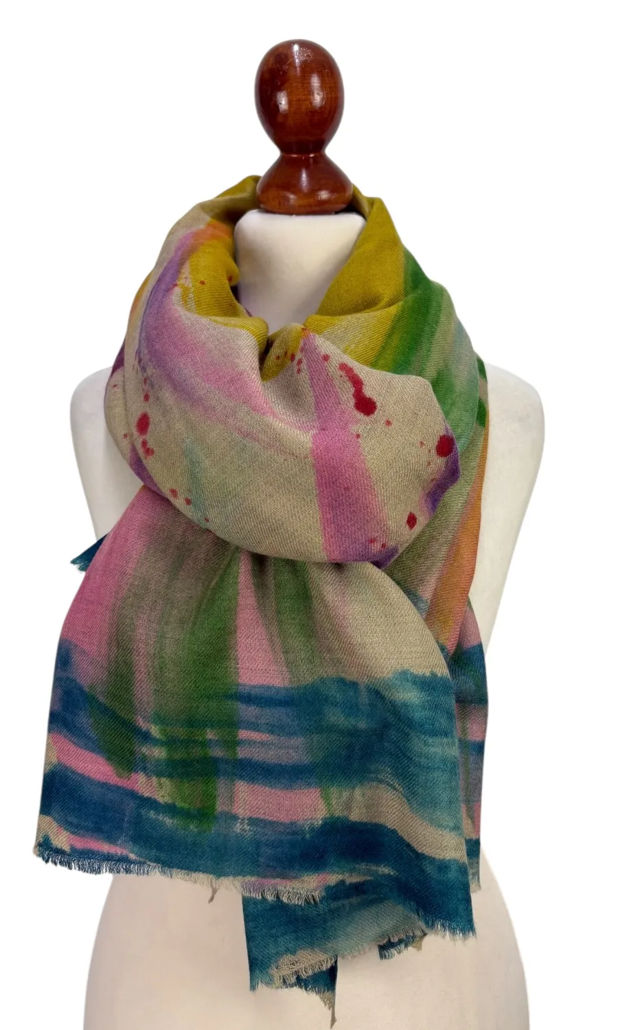 Mohini - wunderschönes Plaid aus Merinowolle