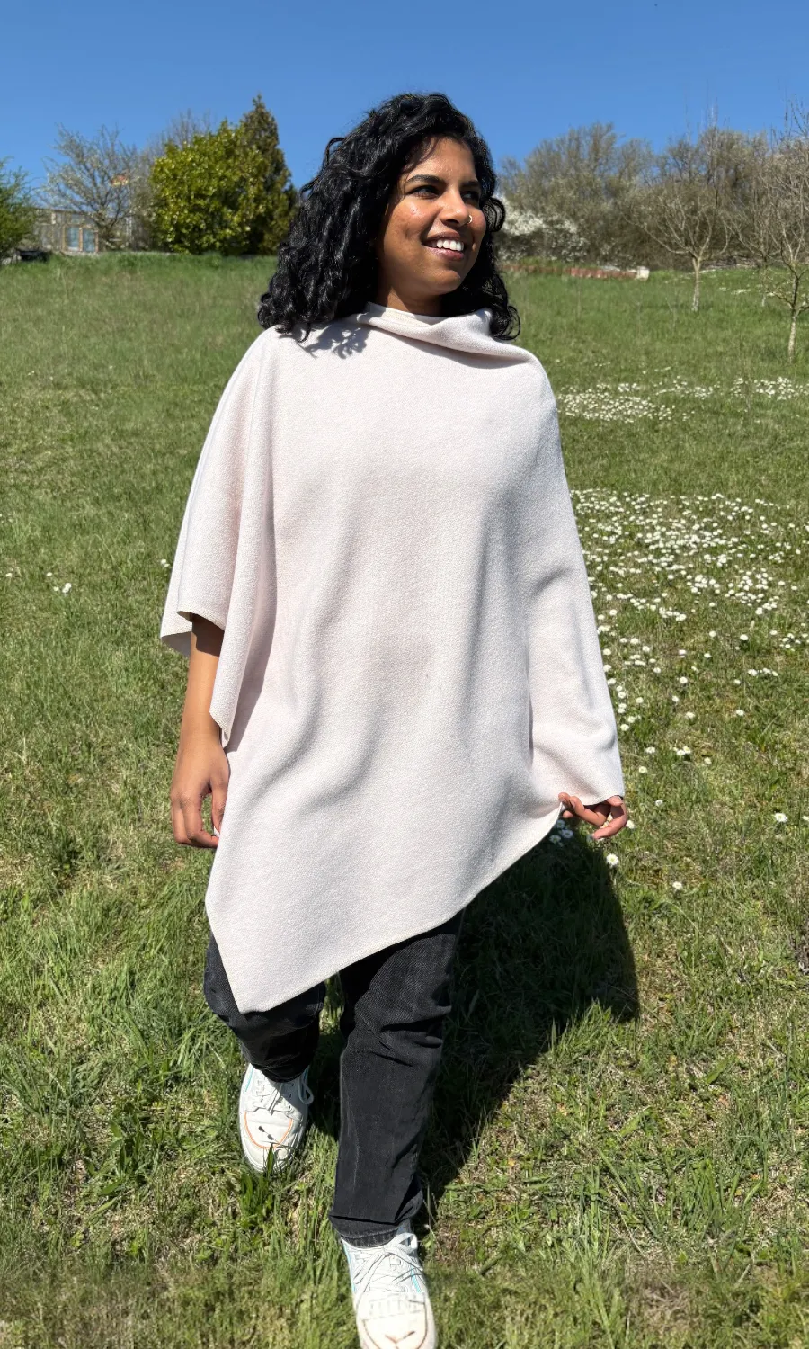  Angebot-Mohini - Wohlfühlponcho aus weichem Lambswool-Jersey 