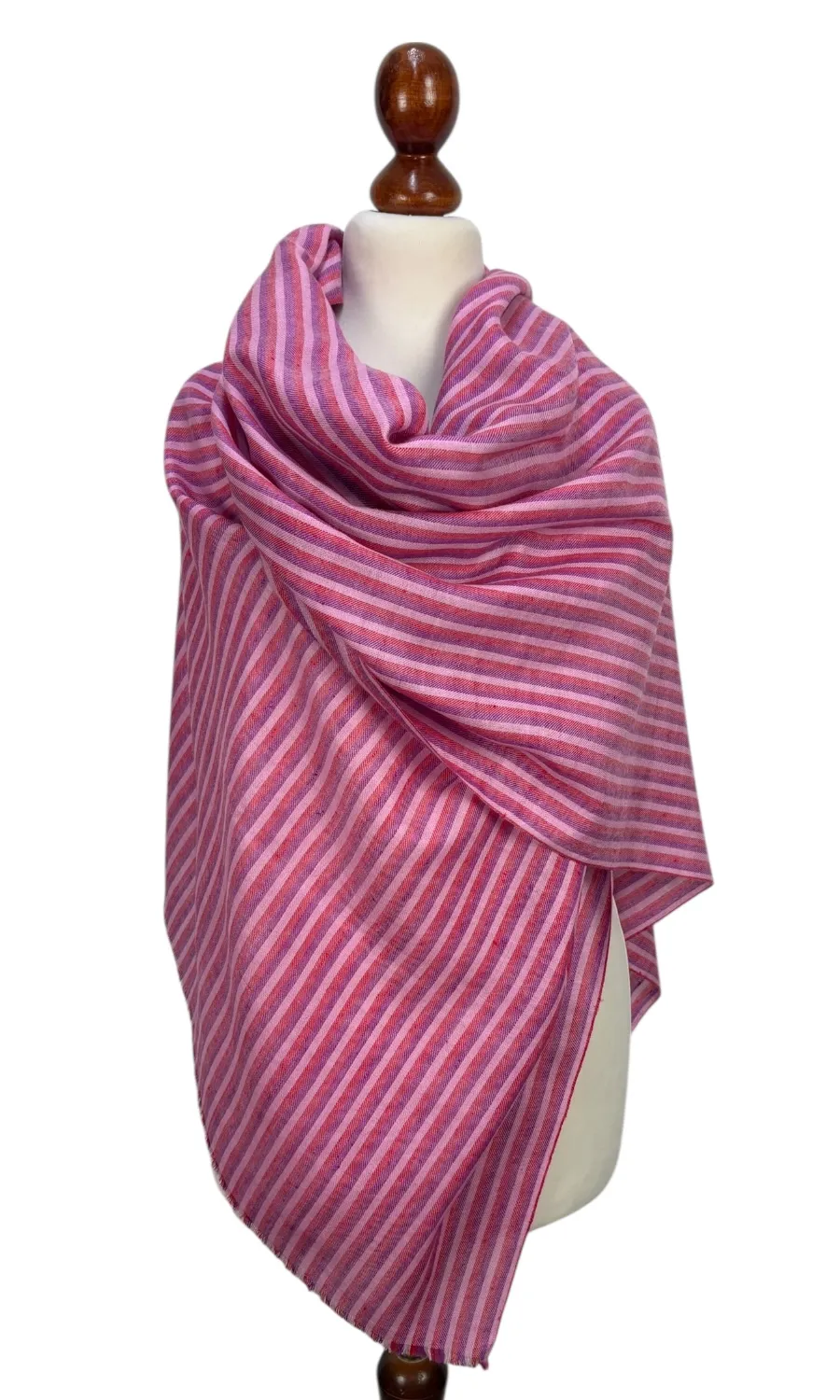 Handgewebter großer Schal aus Pashminawolle - Mohini