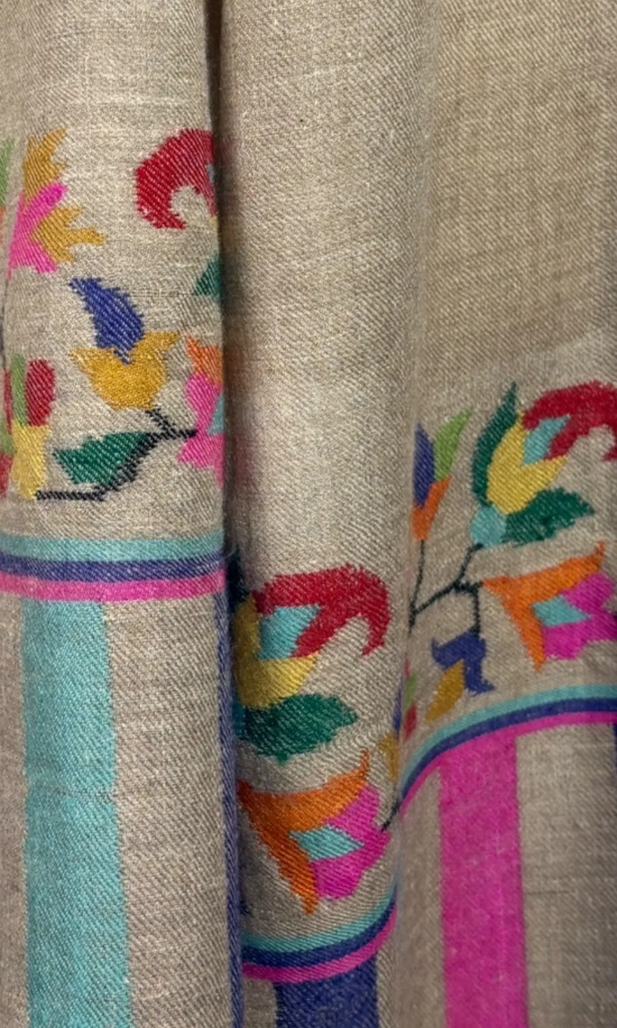 Großer Kani Pashmina Schal gemustert - Mohini - Damen Schal