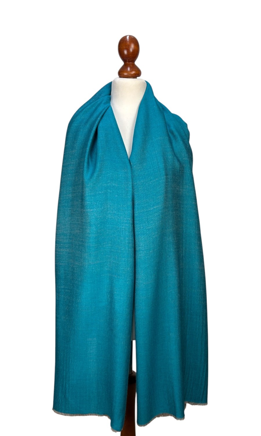 Großer zweifarbiger Wollschal - Mohini - Elegante Damen Stola