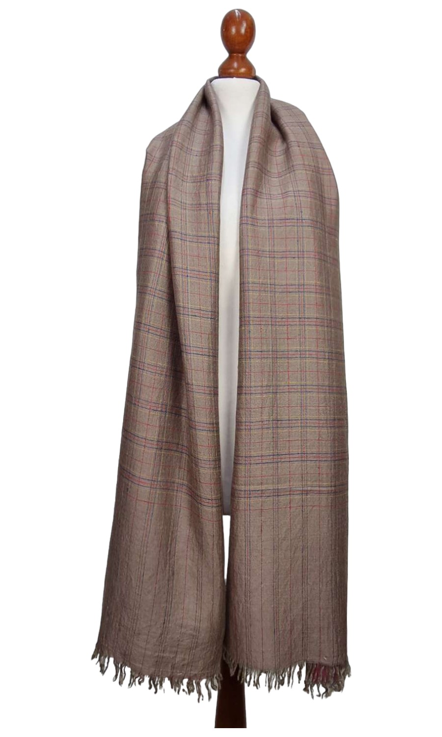Großer zweifarbiger Schal aus Pashminawolle - Mohini