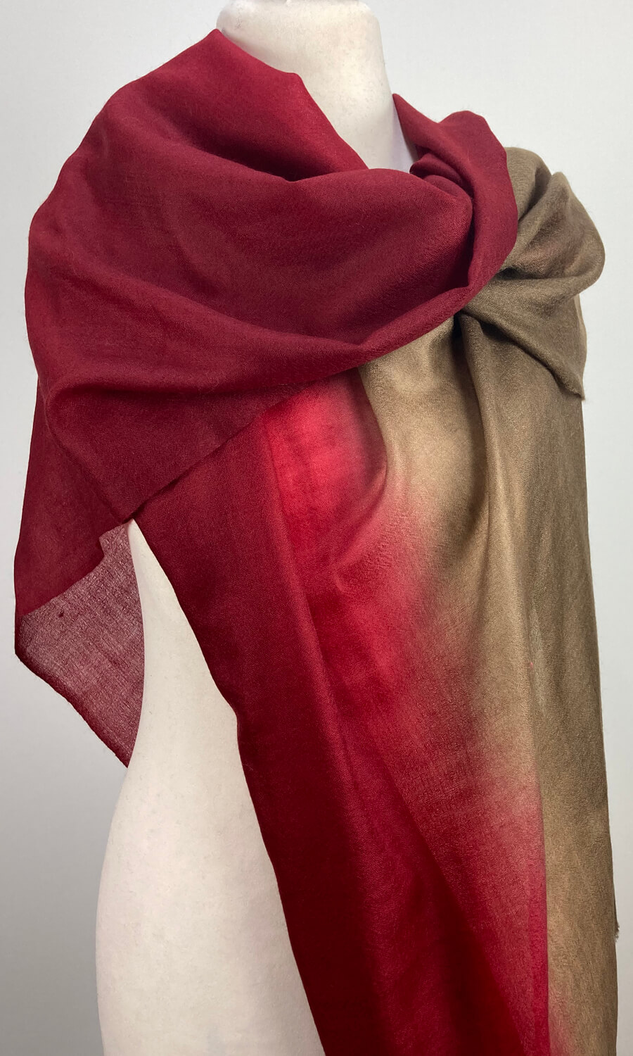 Handgewebter großer Schal aus Pashminawolle - Mohini