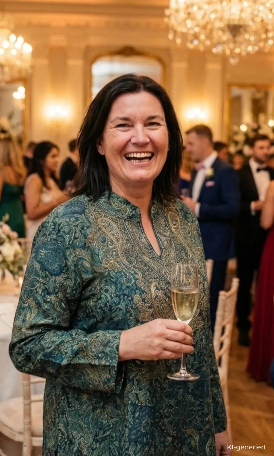 Mohini - mittellange Tunika aus reiner Seide