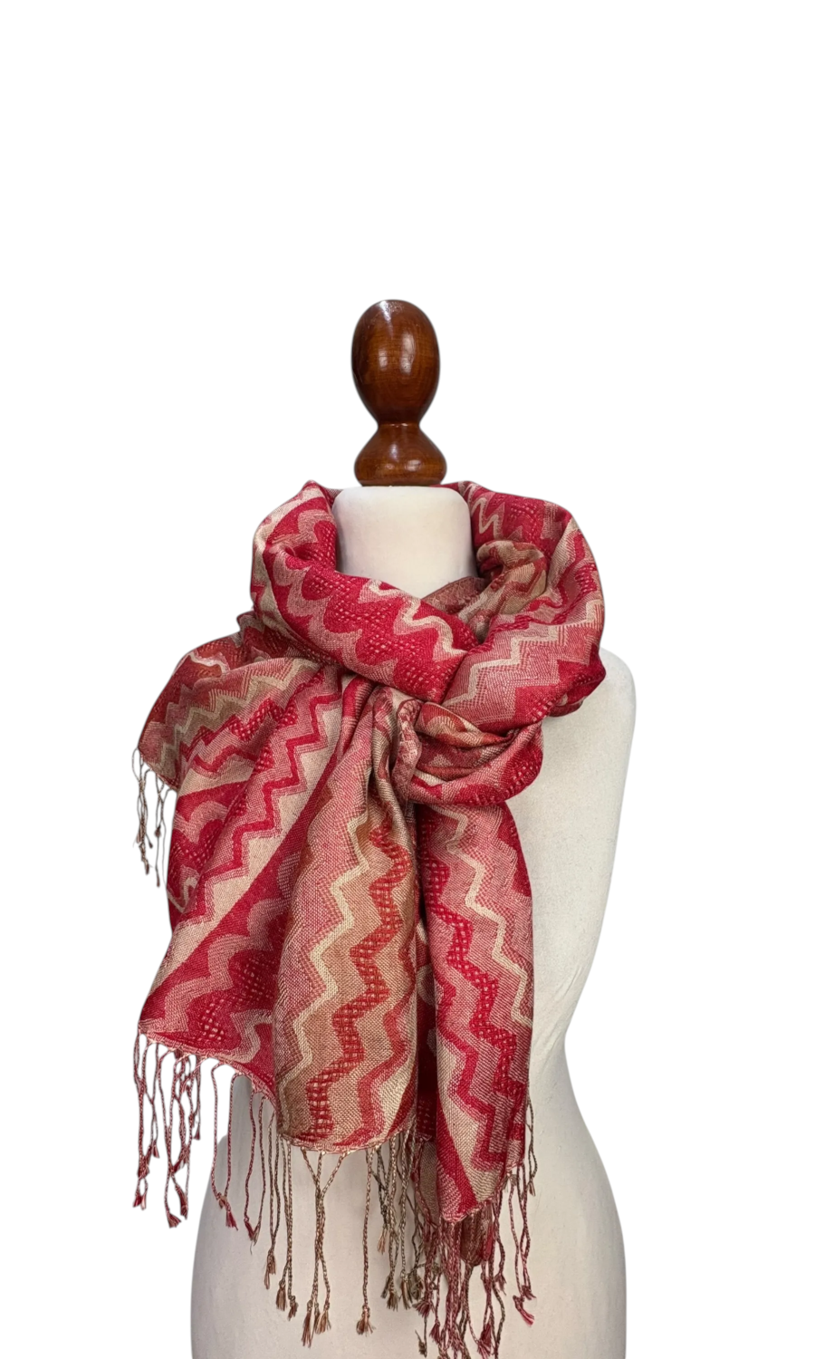 Mohini - großer Seidenschal  mit einzigartigem Muster