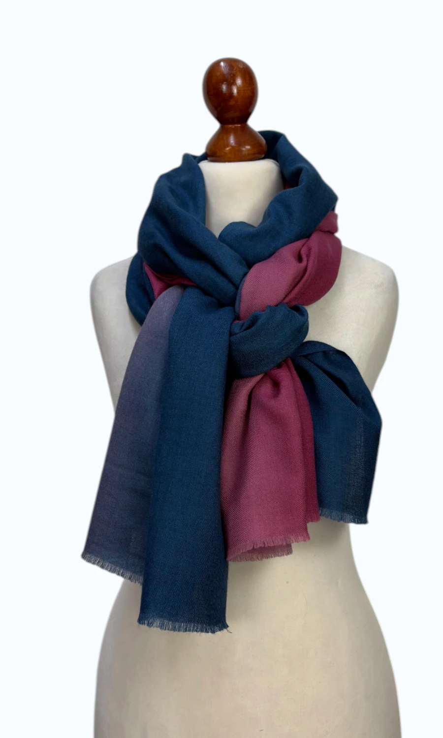 Mohini - großer Schal aus Pashmina und feiner Wolle 