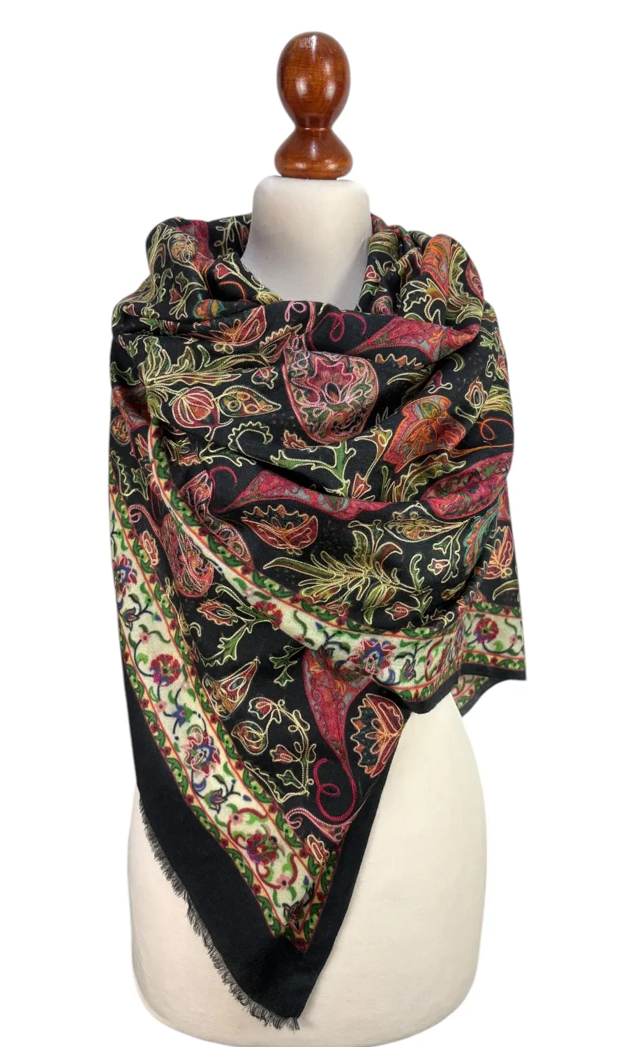 Mohini - großer Schal in edlem Materialmix