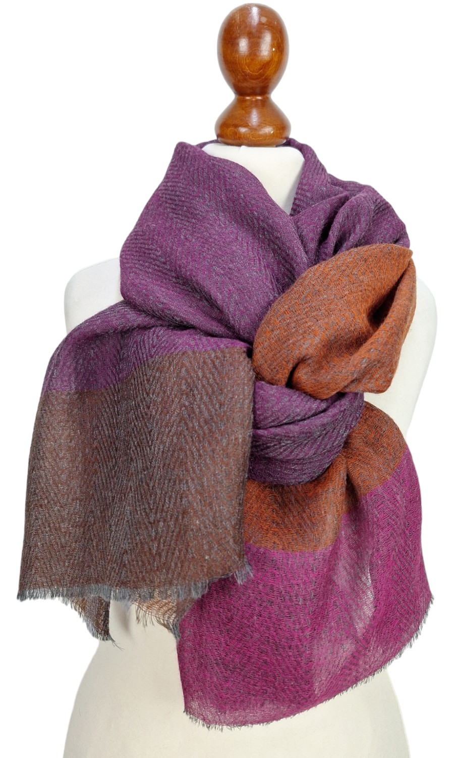 Mohini - großer Schal aus feiner Wolle 