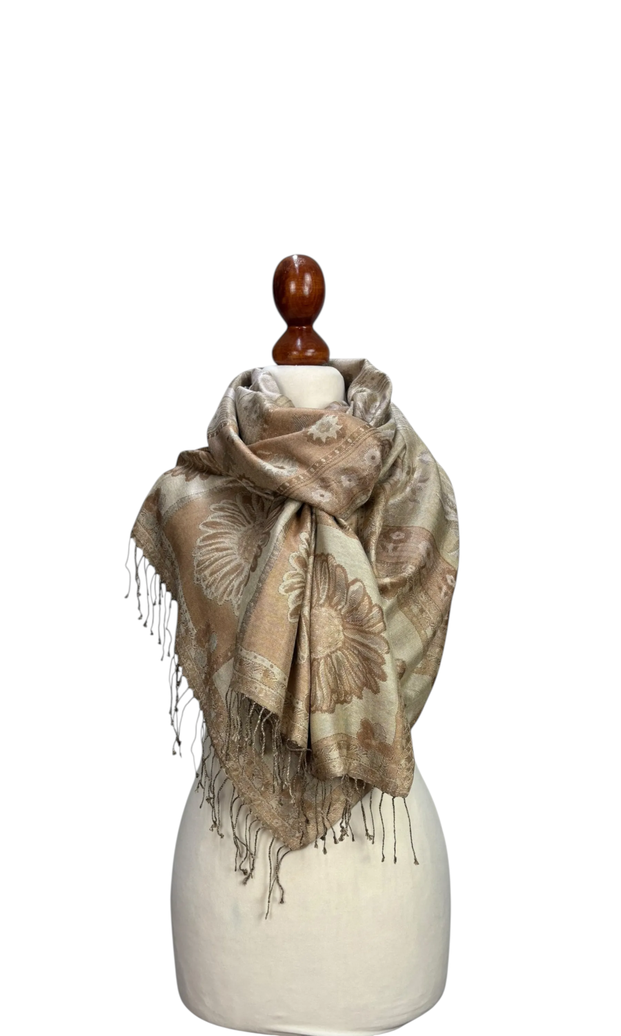 Mohini - großer Seidenschal  mit einzigartigem Muster