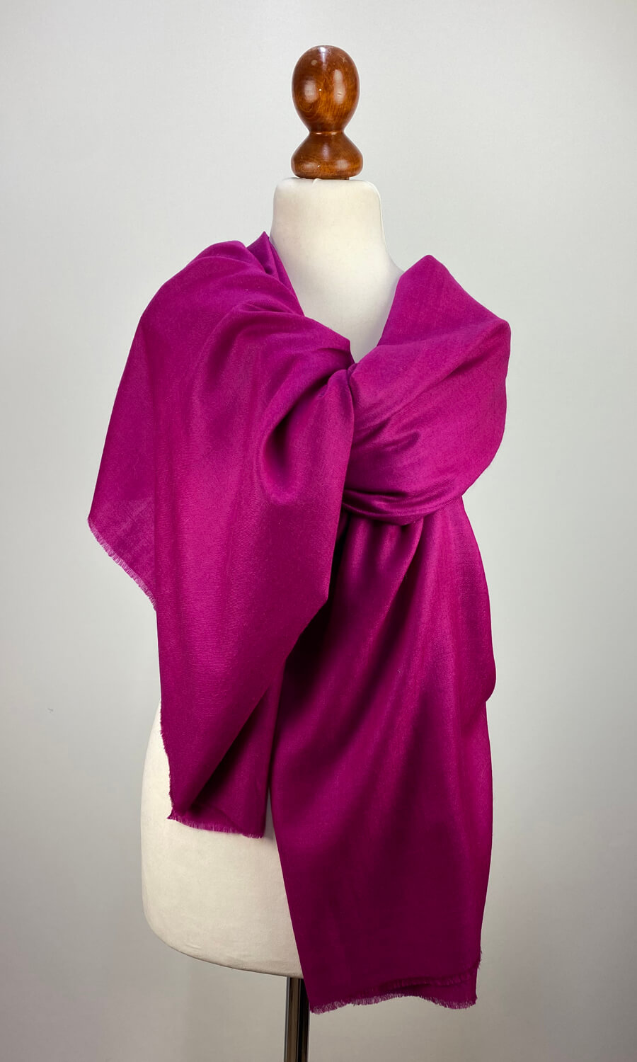 "Lady Pink" - handgewebtes Pashmina Plaid  