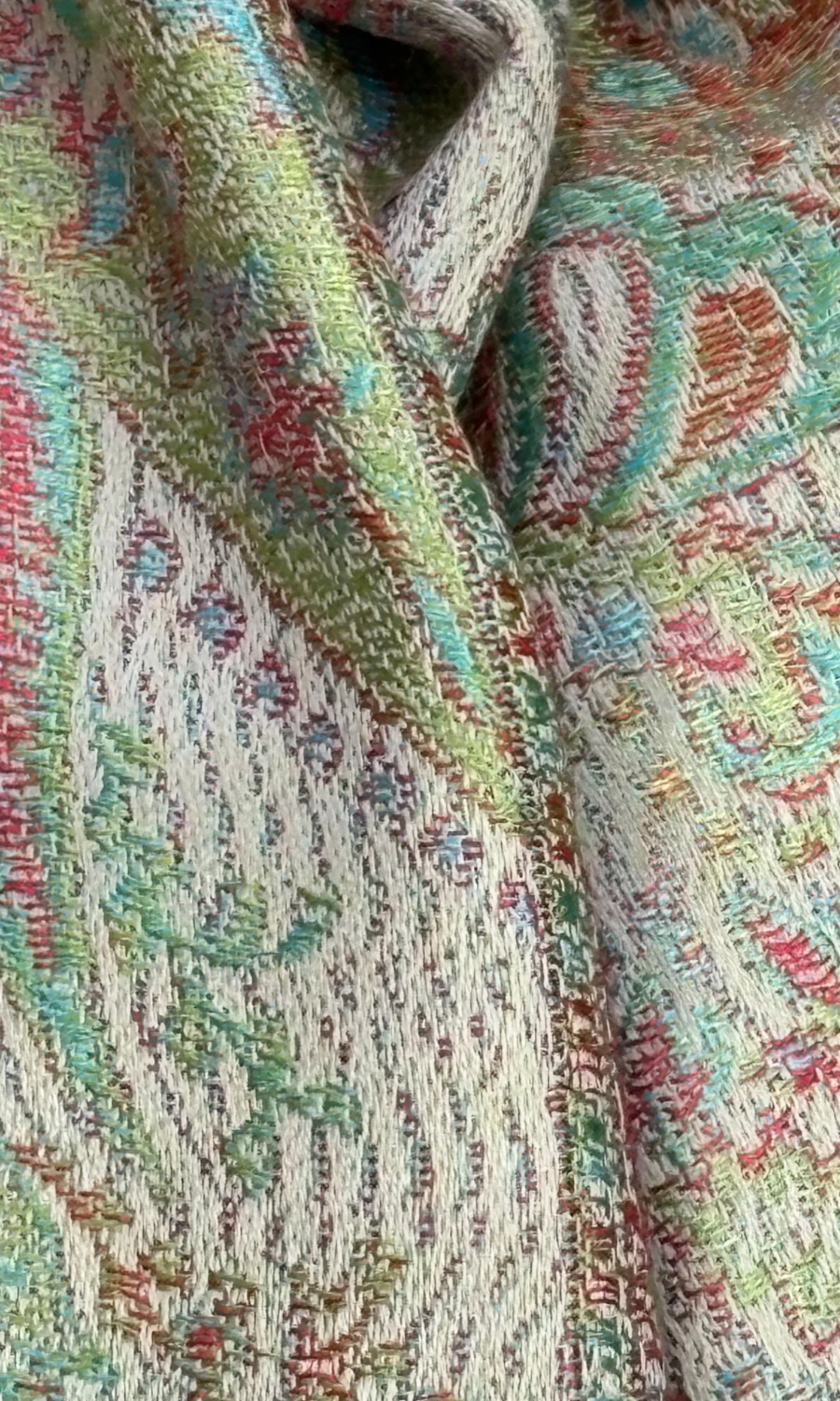 Großer Paisley Seidenschal - Mohini - Damen Schal aus reiner Seide