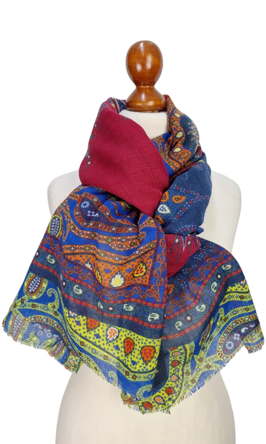 Mohini - großer Schal aus feiner Wolle