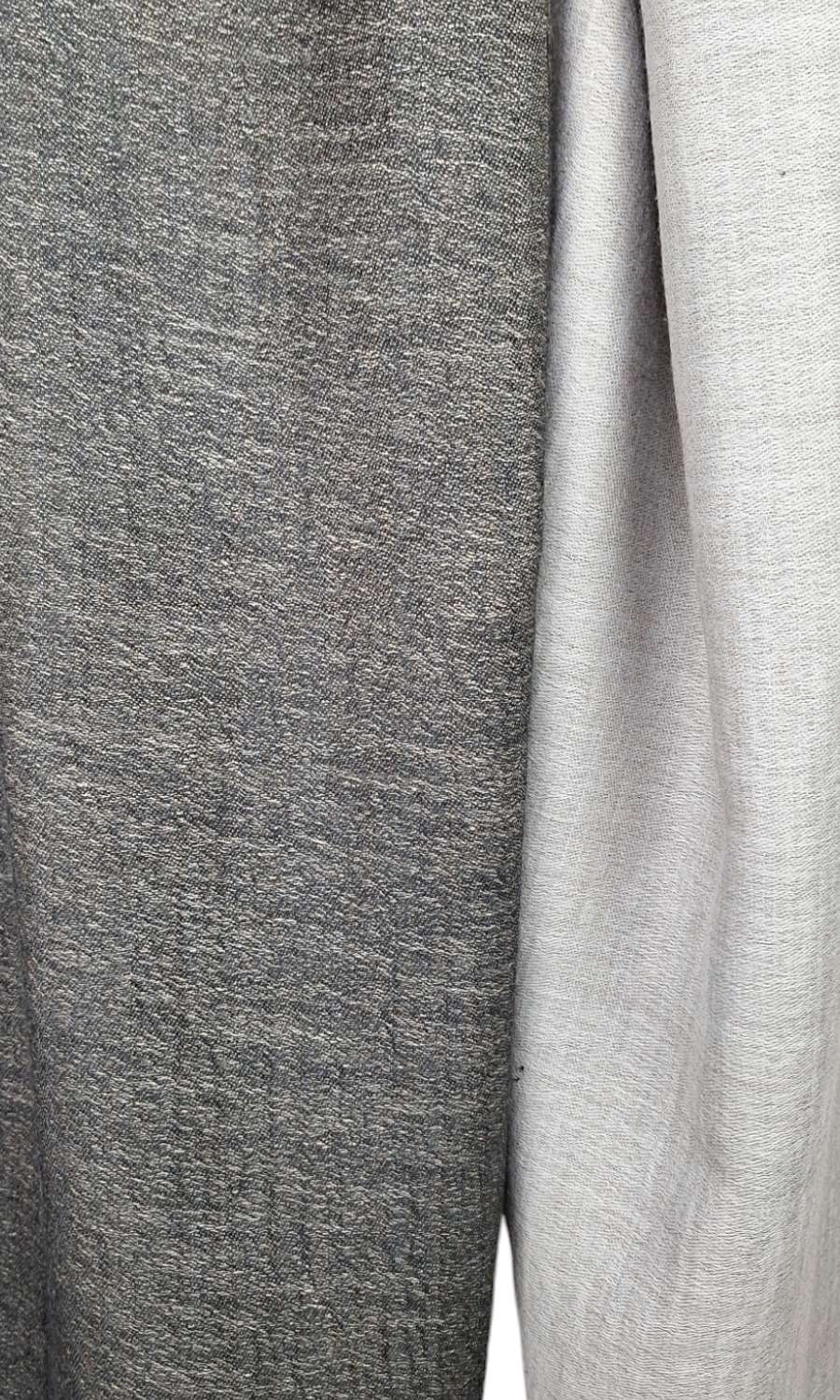 Großer zweifarbiger Wollschal - Mohini - Elegante Damen Stola