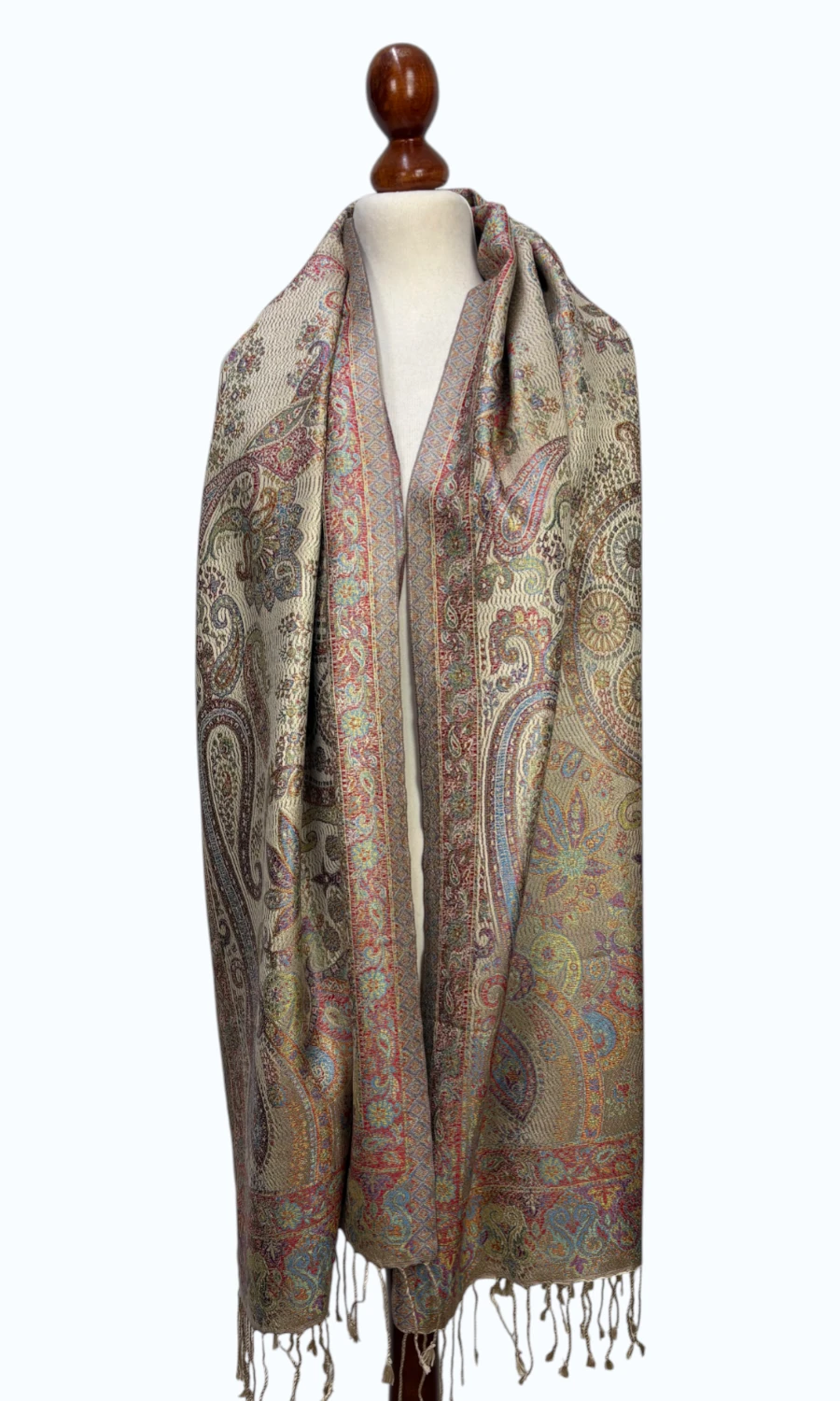 Mohini - großer Seidenschal mit einzigartigem Muster